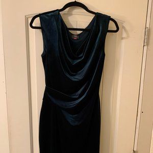 Vince Camuto Green Velvet Dress